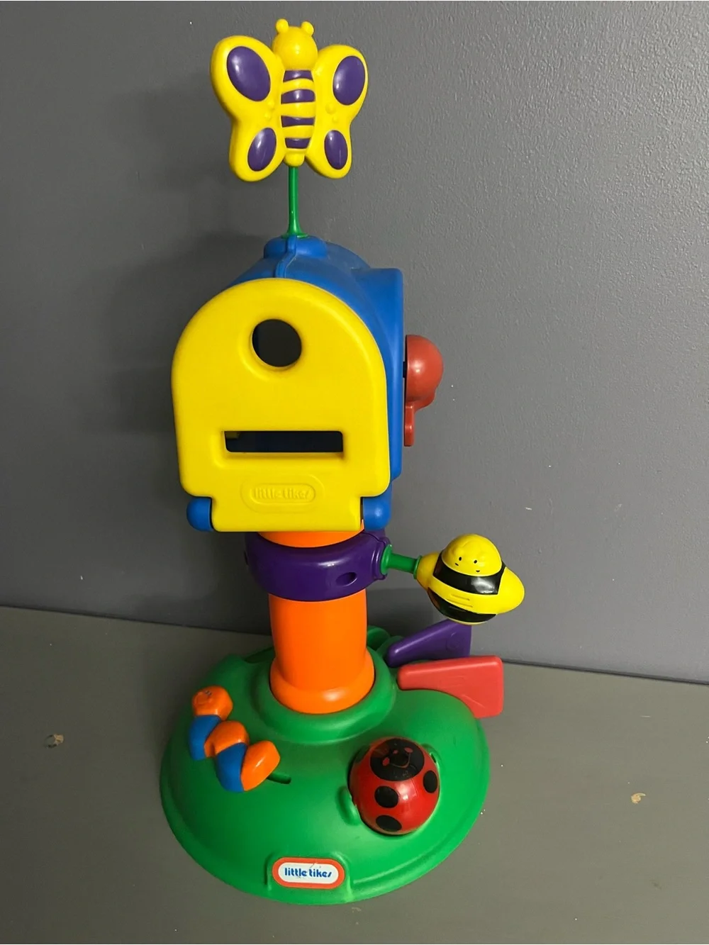 Little Tikes Bright Butterfly Mailbox Activity Toy - Yellow & Blue